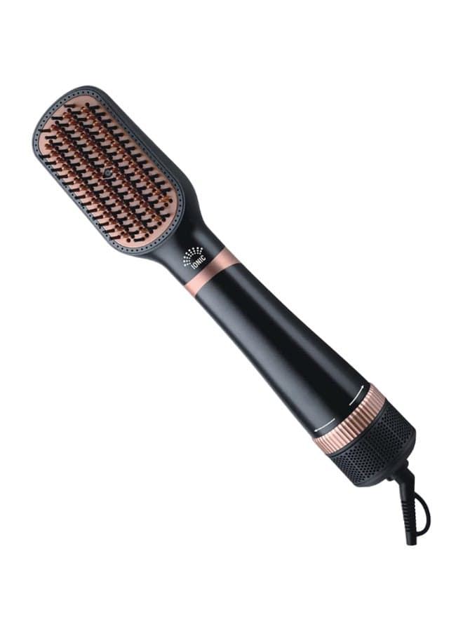 2-In-1 Hair Styler With Different Modern Design With Ions black