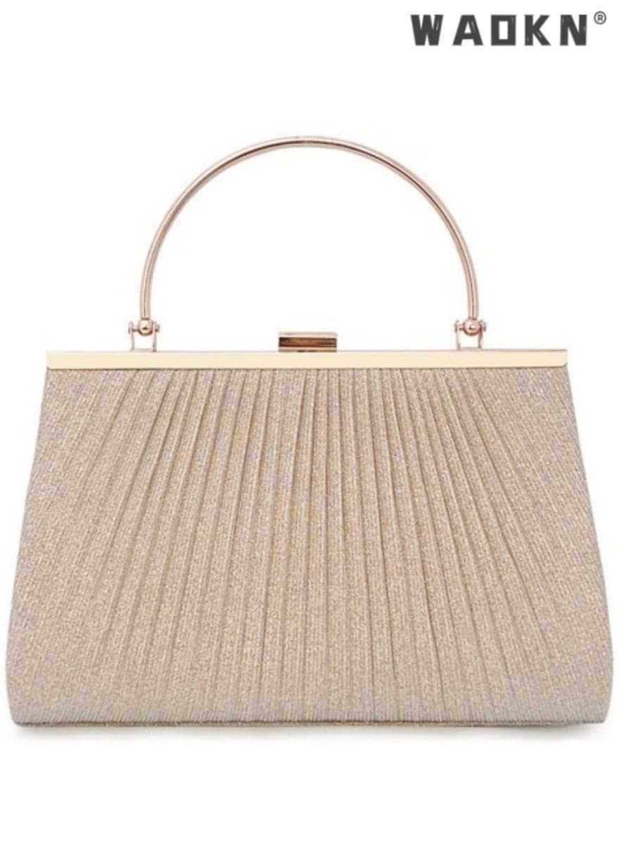 Women's New Fashion Large Capacity Clutch Bag, Chain Party Handbag Clutch for Ladies, Wedding Banquet Evening Dress Carry Bags Gift bag