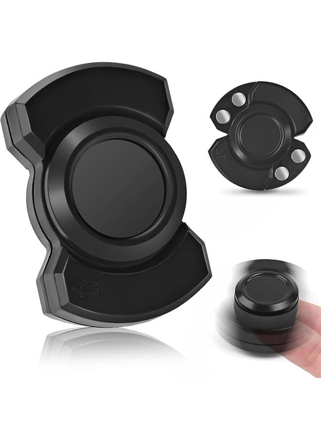 Fidget Spinner Toy for Adult, 3 in 1: Slider Clicker Spinner, Metal Magnetic Figette for Autism ADHD Autistic Quiet Desk Office Stress Anxiety Relief Items Classroom Cool Gadget Gift for Teen Boys Kid