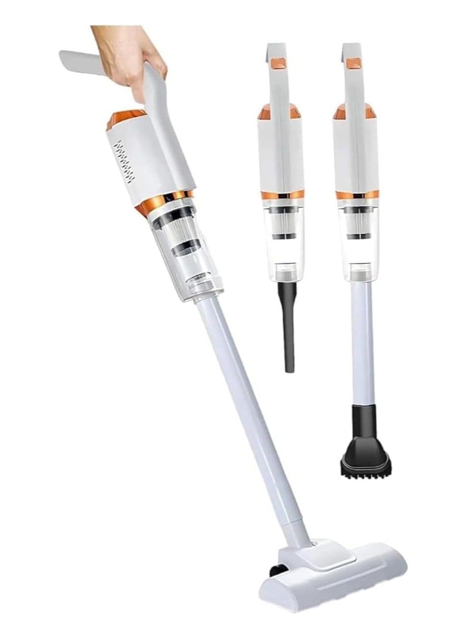 3-in-1 Cordless Vacuum Cleaner - Rechargeable, Powerful Dust Filter, 35-Minute Runtime, Lightweight & Ultra-Quiet Stick Vacuum - Best Handheld Pet Vacuum for Home, Office, and Car Cleaning