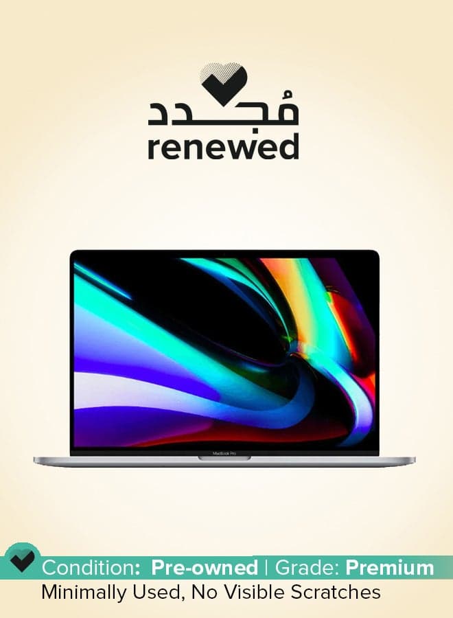 Renewed - Macbook Pro A2141 (2019) Laptop With 16-Inch Display,Intel Core i7 Processor/8th Gen/16GB RAM/500GB SSD/4GB AMD Radeon Pro 5300M Graphics English Space Grey