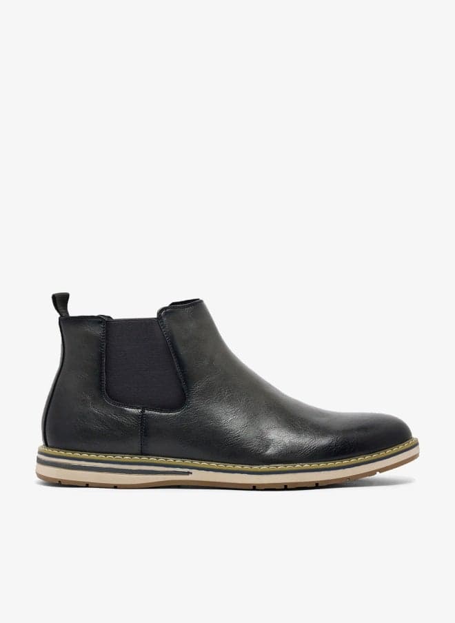 Casual Welt Detail Ankle Chelsea Boots