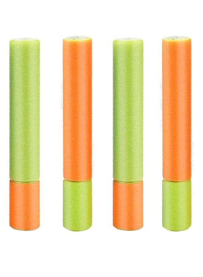4pcs Foam Water Pistol Blaster Set for Kids 33cm Shoots Up to 6m Water Spray Toys Shooter for Kids Summer Outdoor Swimming Pool Beach Sand Party Game Water Fighting Play Toys for Boys Girls Adults
