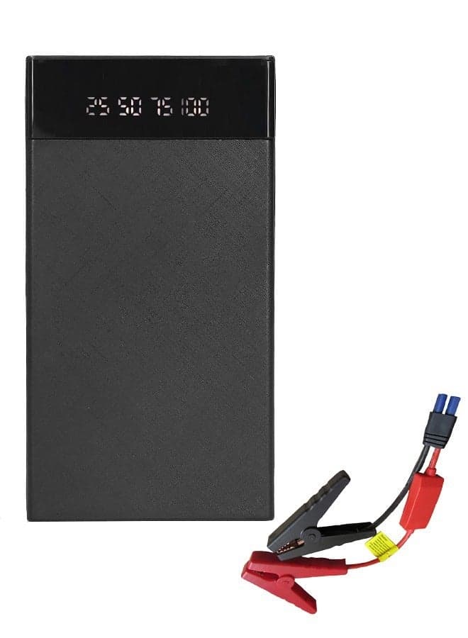 Car Jump Starter (10000mAh 12V) Can Be Used As A Charger Smart Display Emergency Power Bank Convenient for Car Motorcycle Mobile Phone Laptop