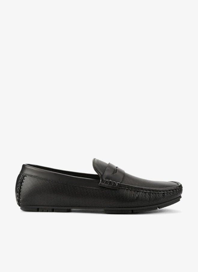 Men Waffle Textured Loafers