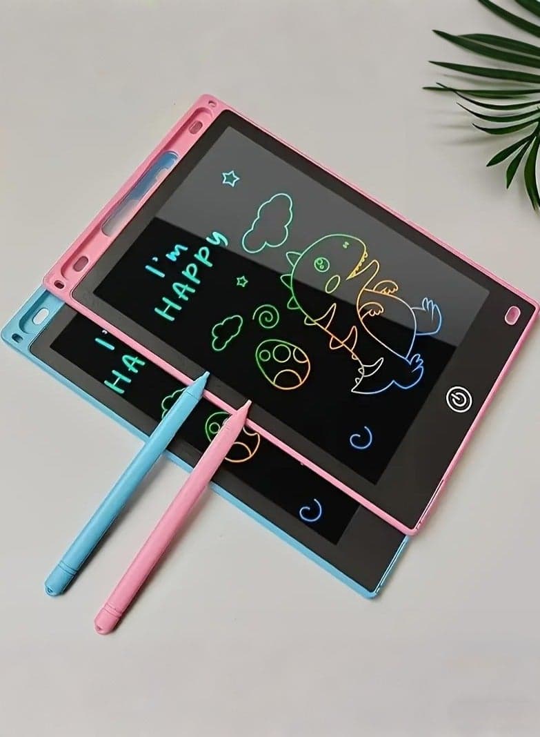 LCD Writing Tablet, 10 Inch Electronic Drawing Pad and Doodle Board with Colorful Screen Drawing & Stylus - Educational Toys, Ideal Birthday Gift, Interactive Learning Tool, Playful Design - (Light blue)
