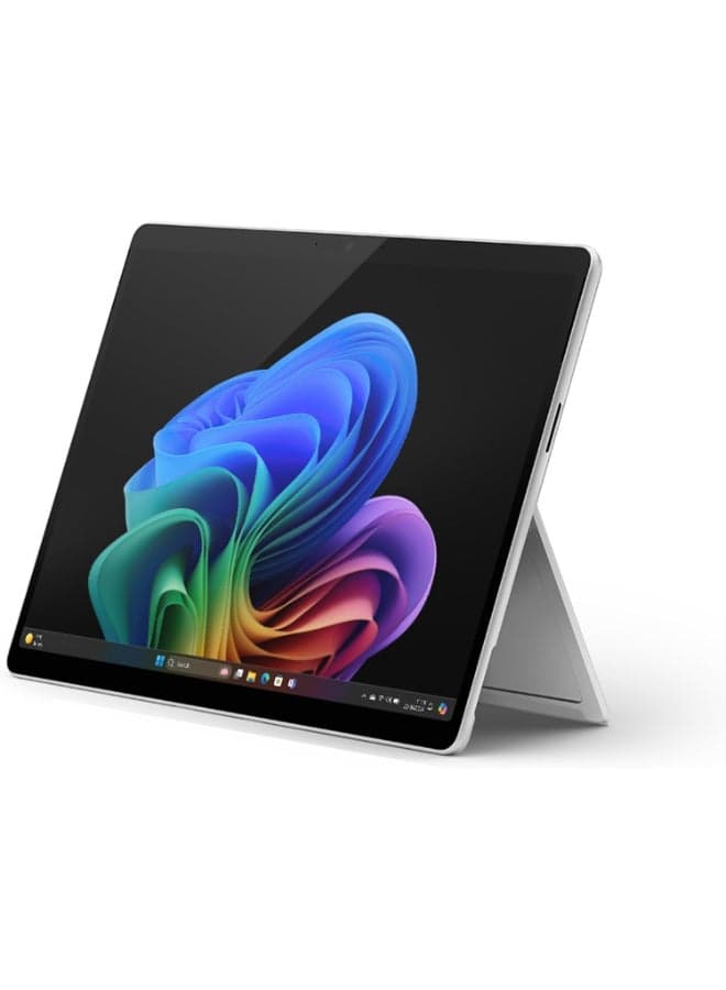 Surface Pro Copilot+ PC With 13 Inch OLED 2.8K (2880x1920) Display With 5G Connectivity, Qualcomm Snapdragon X Elite Processor/16GB RAM DDR5/512GB SSD/Windows 11 Home/Device Only English Platinum