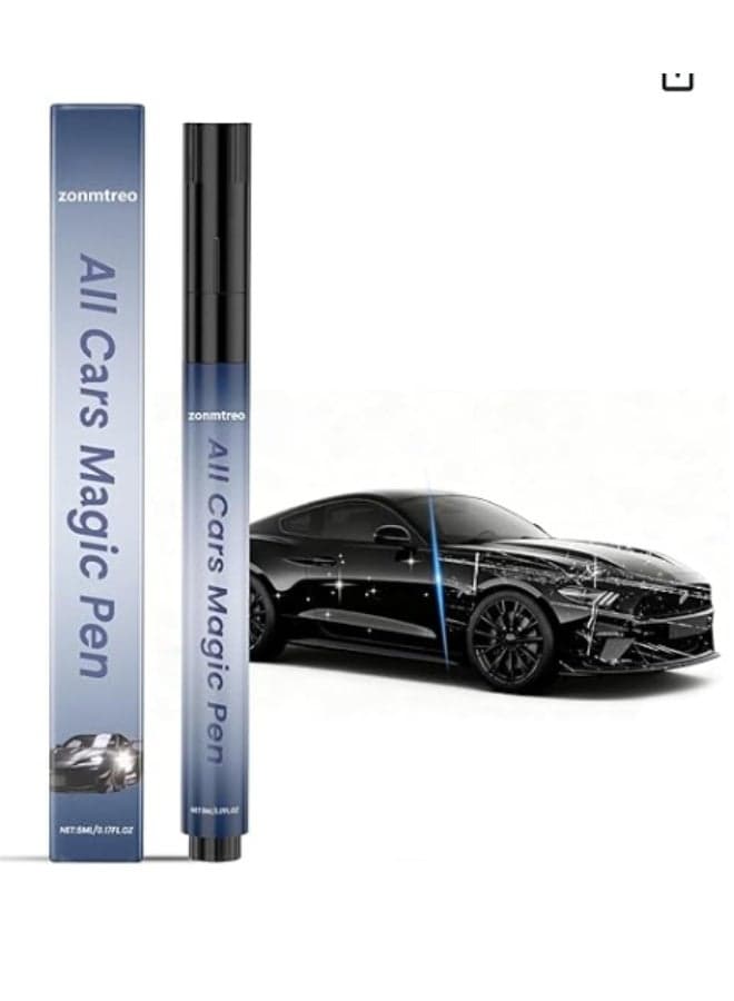Magic Car Scratch Removal Pen, Professional Repair Solution for All Cars, Works On Any Color to Fix Scratches Swirl Marks and Scuffs, Easy DIY Paint Restoration Kit for A Seamless Finish (1)