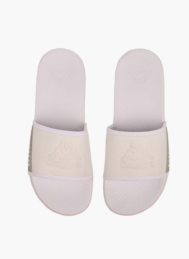Men Logo Embossed Slides