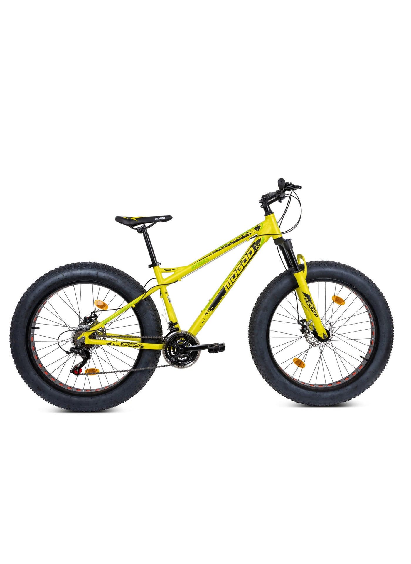 Joggers Aluminum Fat Bike 26 Inch For Adult, Yellow