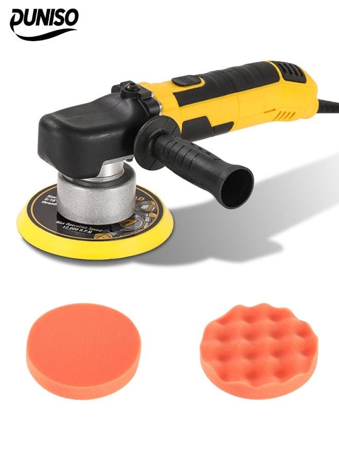 Car Buffer Polisher,Multifunctional Car Polishers Kit,with Detachable Handle,Six Speed Regulation,Low Noise,for Polishing Cars, Furniture, Floors, Stones,600-3000 RPM