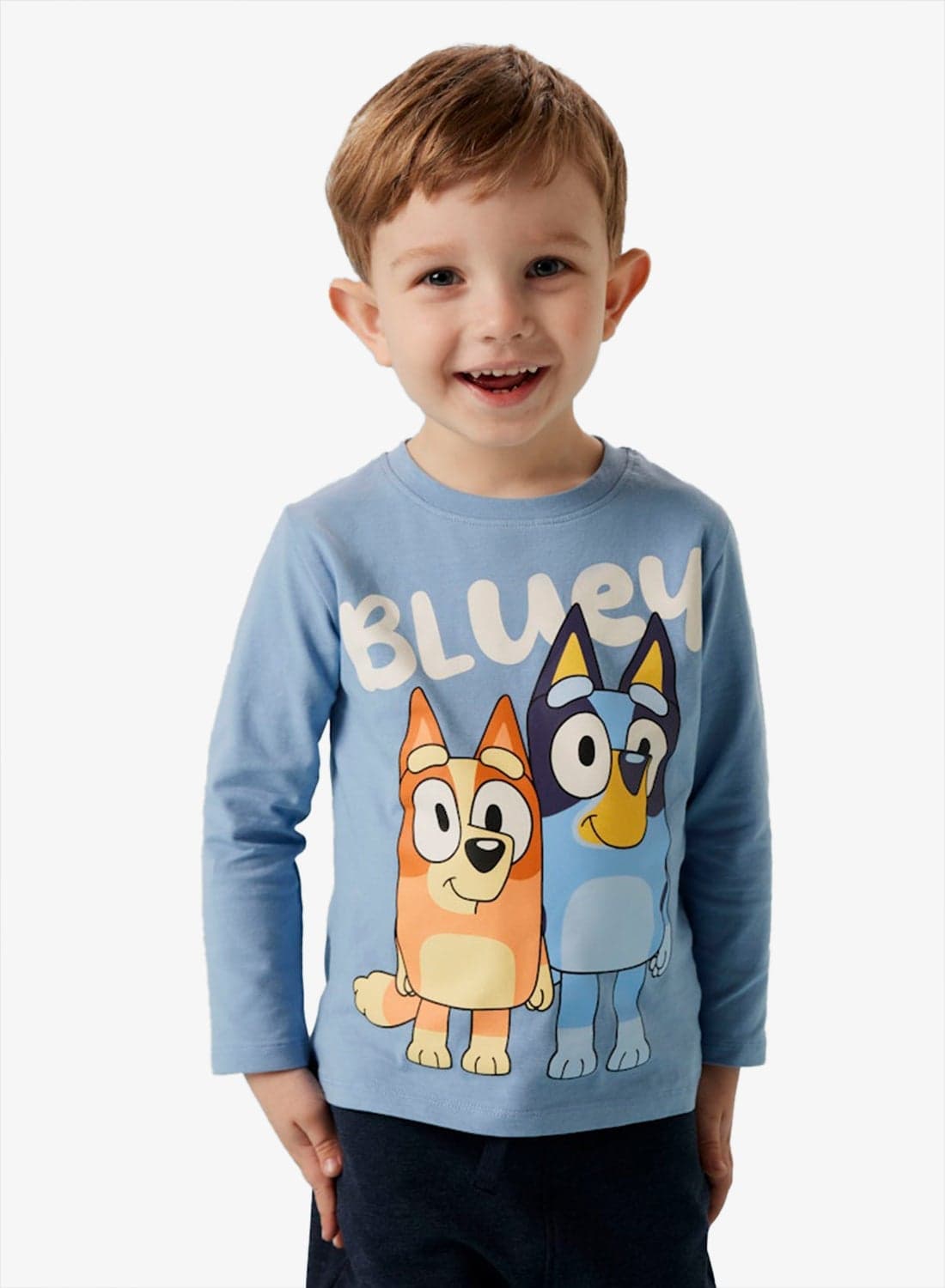 Kids Bluey Graphic Crew Neck T-Shirt