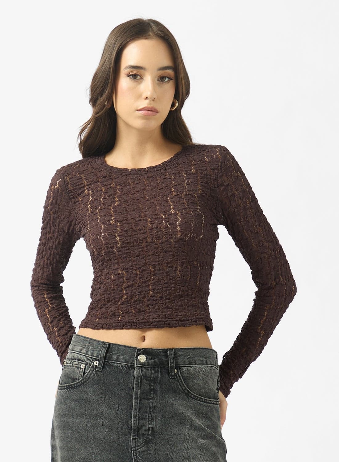 Lace Detail Top