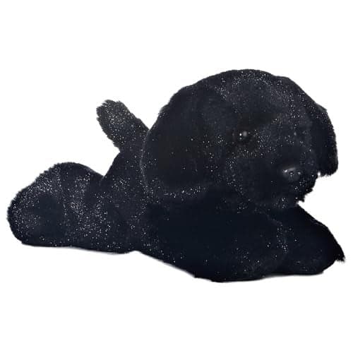 Aurora Adorable Mini Flopsie Blackie Stuffed Animal Mini Companions Ready for Playful Adventures for Kids All Ages Toddlers Adults and Families Black 8 Inches
