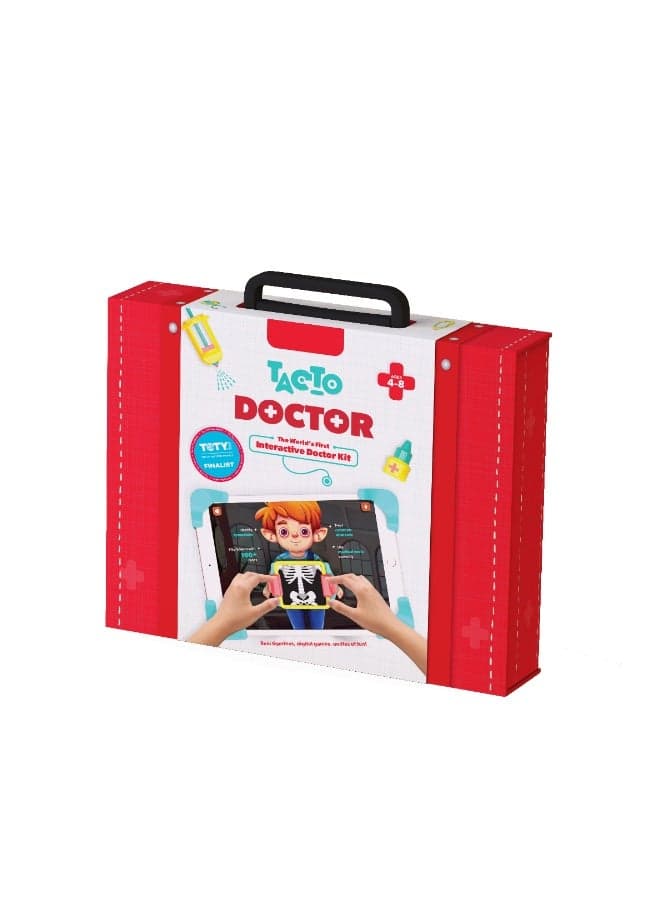 Mideer Tacto Doctor AR-Powered STEM Pretend Play Toys for Kids -STEM Kit with 3 Interactive Games and 100+ Fun Learning Levels