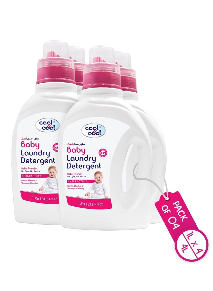 Baby Laundry Detergent 4 x 1L