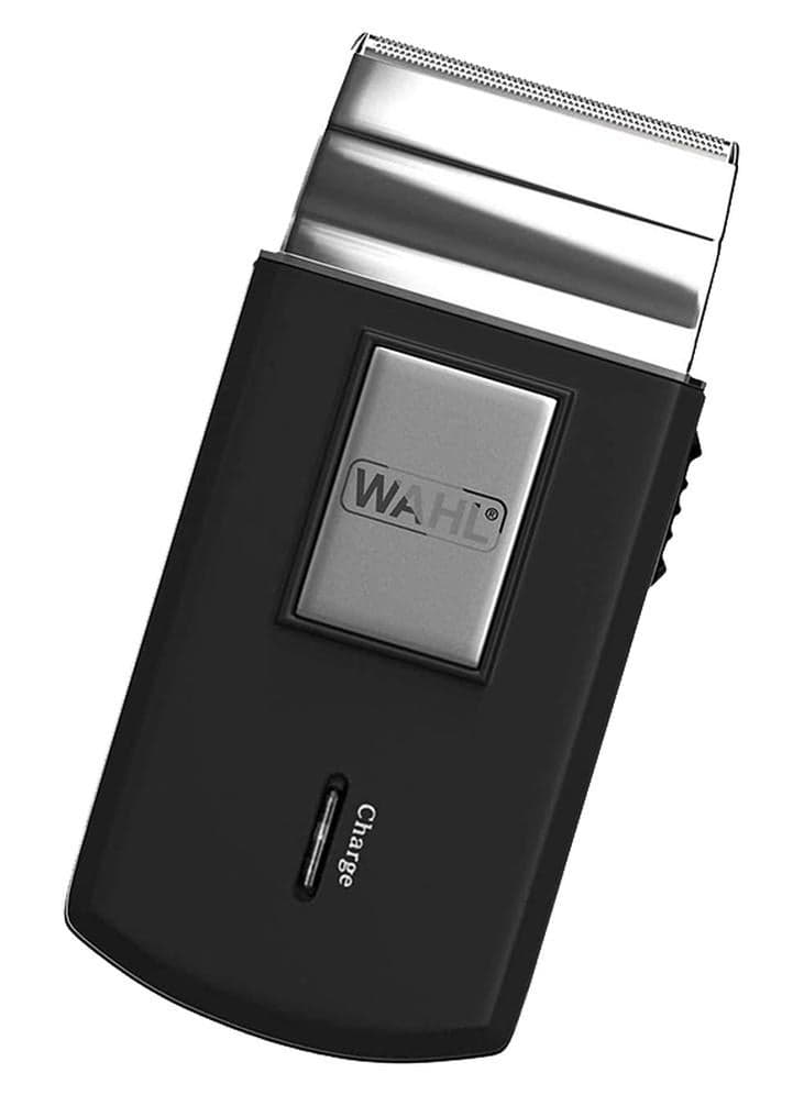 WAHL Travel Shaver, Wet & Dry Shave, 45 Minutes Cordless Runtime, Travel Friendly, 3615-1027 Black/Silver