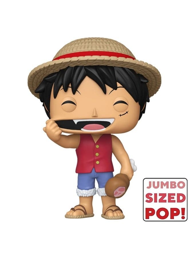 Pop Jumbo! Animation: One Piece - Luffy, 10 Inches, Collectible Vinyl Figures - Gift Idea - Official Merchandise - Toys for Kids & Adults - Model Figure for Collectors and Display