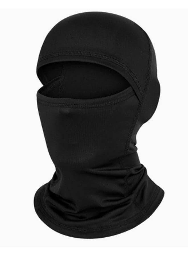 2-Pack Breathable Full Face Mask – Black & Grey – for Skiing, Motorcycle, Running & UV Protection – Lightweight & Durable