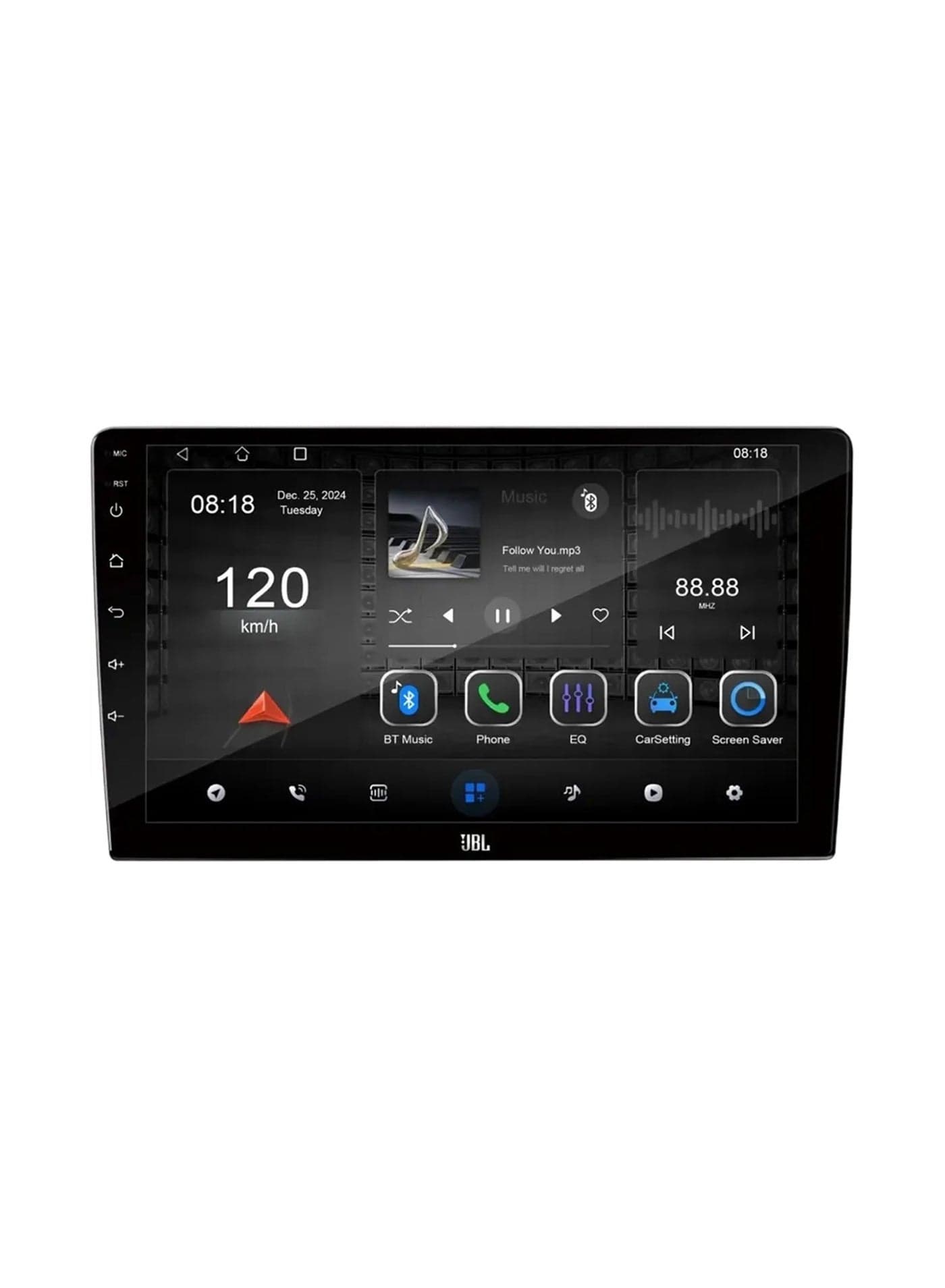JBL Origin Android Car Stereo Multimedia Player with Apple CarPlay, Android Auto, 4GB RAM, 64GB ROM, DSP, Wi-Fi & BT