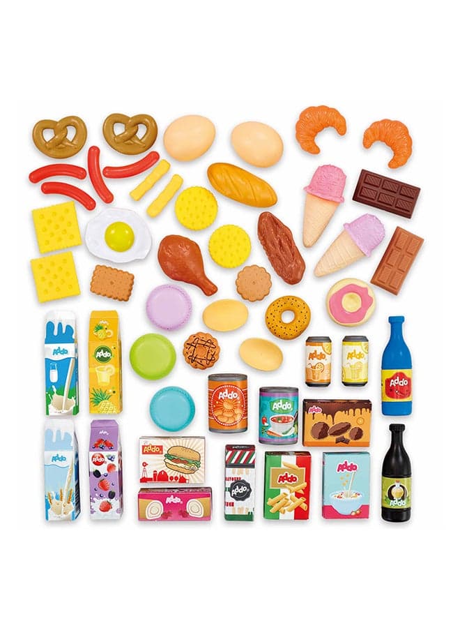 Busy Me Play Food Mega Set, Kitchen Playset , Cooking And Baking Playset, Interactive Playset, Imaginative Play, Role Play , Pretend Play, Gift For Kids And Toddlers