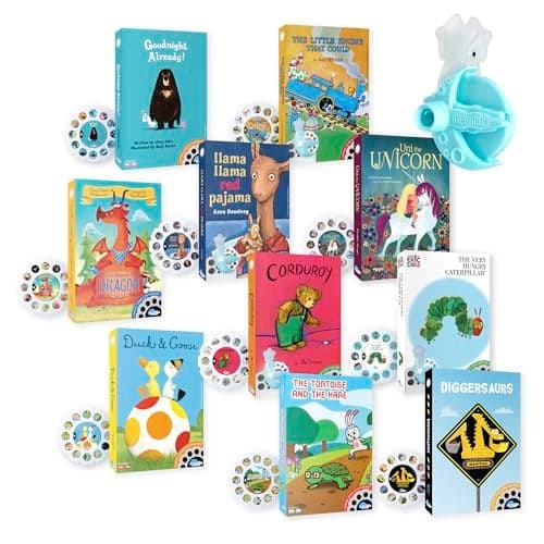 Moonlite Storytime 10Story Mega Bundle with The Moonlite Projector 10 Single Stories Including Childrens Timeless Storybook Classics for Ages 16