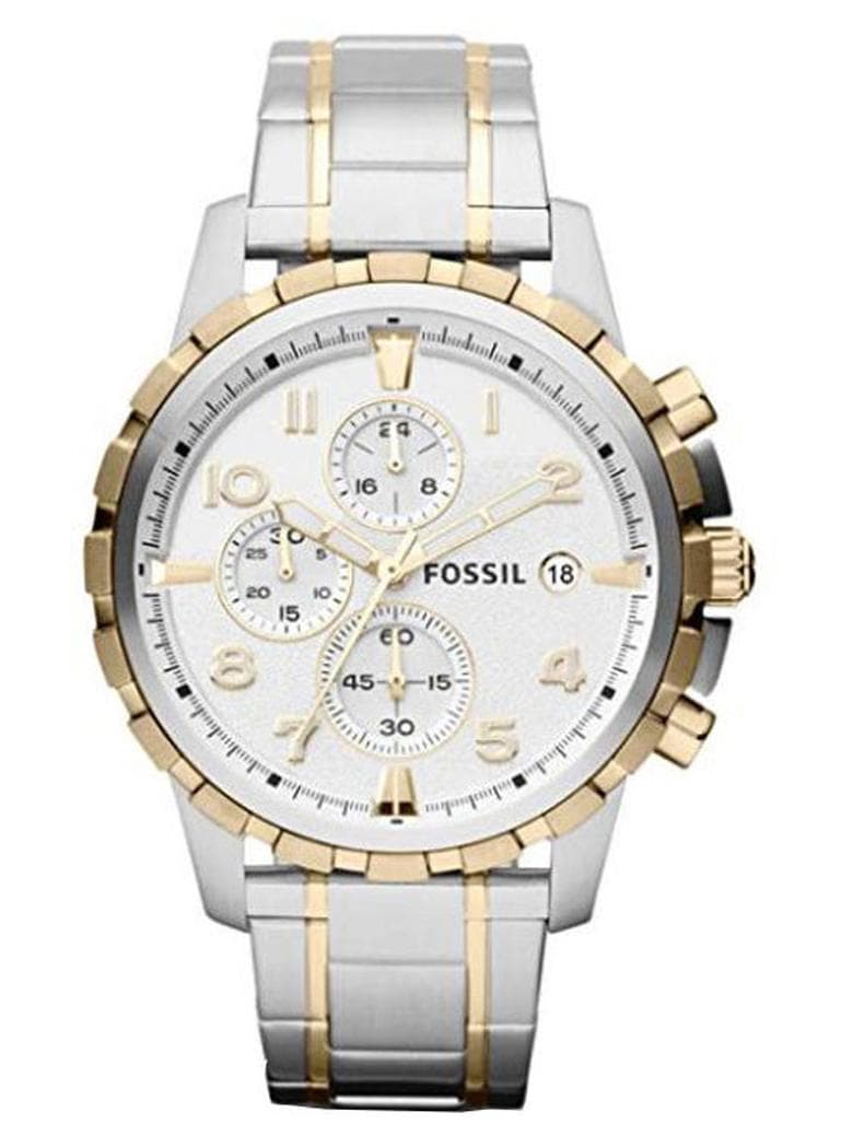 Men Dean Chronograph Watch FS4795 - 45 mm - Silver/Gold