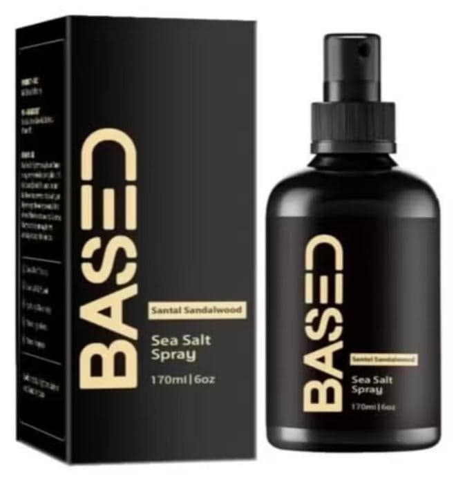 Sea Salt Spray, Natural Finish Sea Salt Spray for Hair, Gives Volume and Texture, Enriched with Seaweed and Vitamin B5, Lightweight and Non-Greasy, Paraben Free