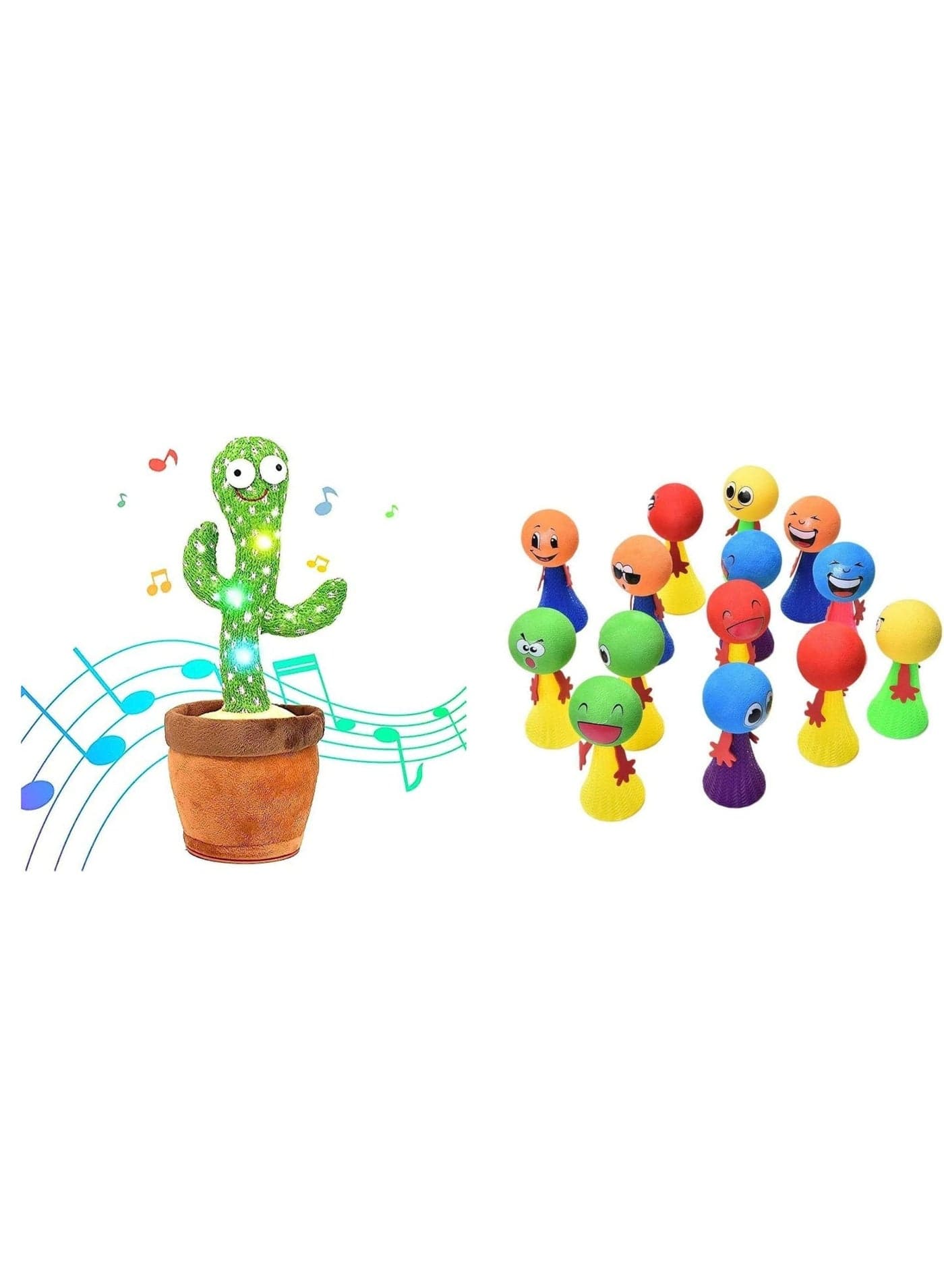 Jumping Party Favors For Kids Birthday Party- 12Pcs,Electronic Dancing Cactus Toys, Talking, Wriggle & Singing, Recording & Repeat What You Say & Interactive Toys, Best Gift for Your Baby or Kids