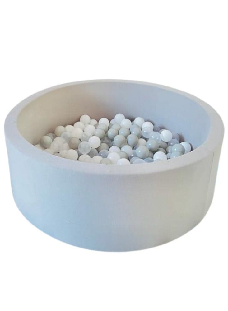 Foam Ball Pit Pool for Kids Baby Toddler, Soft Ball Pool, 90X30cm/200 Balls INCLUDED