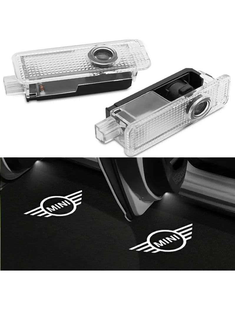Mini Cooper Door Logo Light Welcome 3D Lamps Logo Projector Compatible With Mini Cooper R55 R56 R57 R58 R59 R60 R61 F54 F55 F56 F57