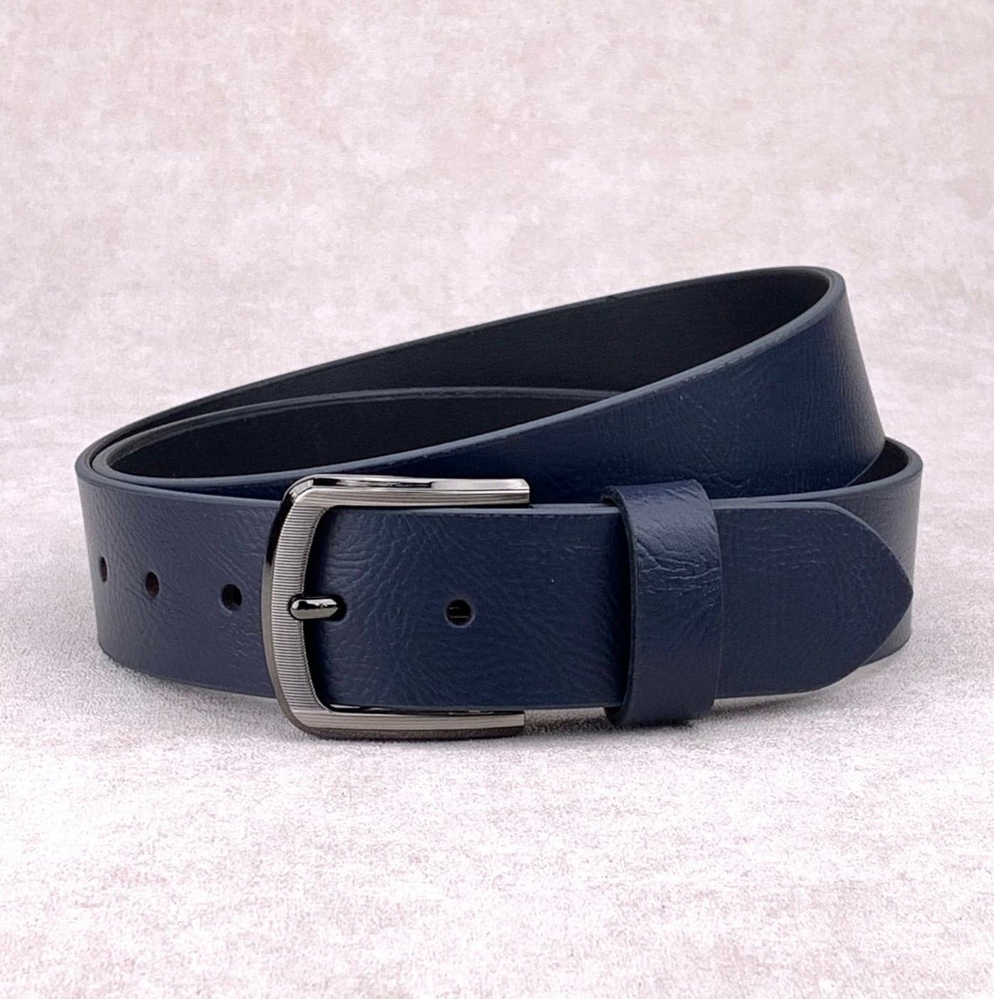 Classic Milano Genuine Leather Belts for men Print Texas Osaka 40MM Belt men PTX-408 (Blue) by Milano Leather