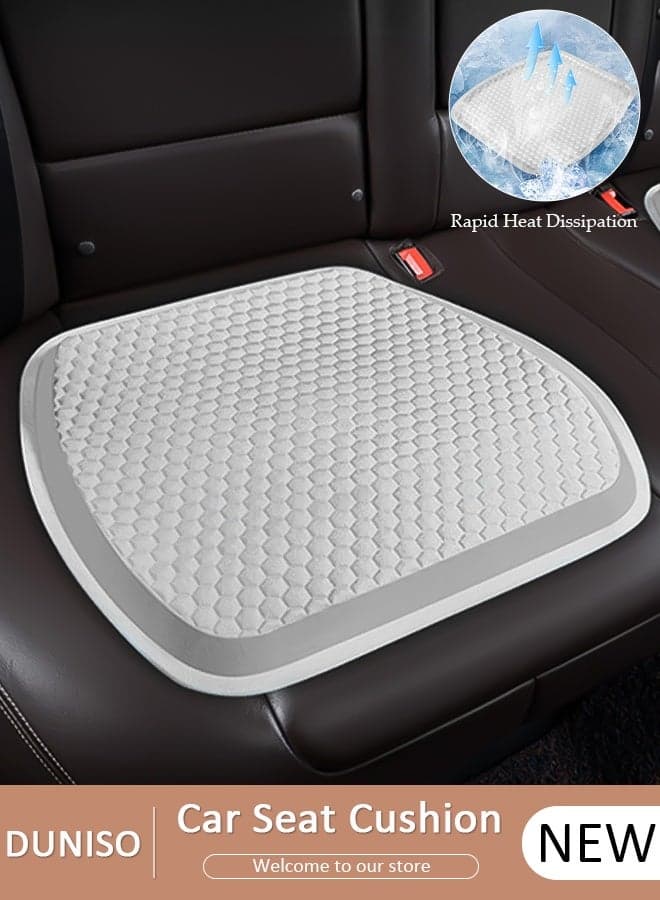 Car seat Cushion for Gel Seat Cushion, Cooling Seat Cushion with Non-Slip Office Chair Gel Seat Cushion Home Wheelchair Seat Cushion Soft and Breathable Fits Car, SUV, Pickup Truck