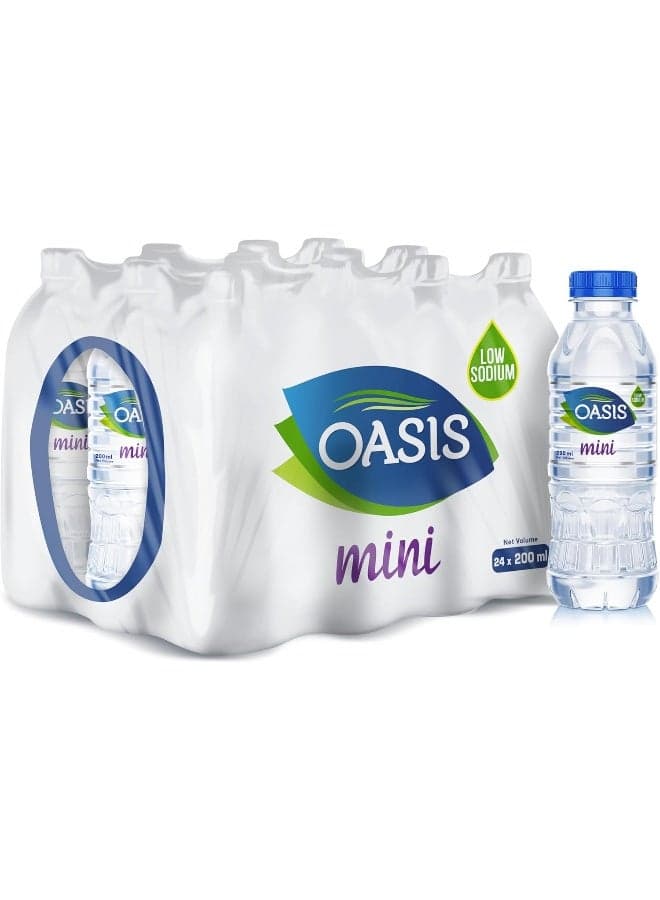 Oasis Still Drinking Water, 24 x 200 ml