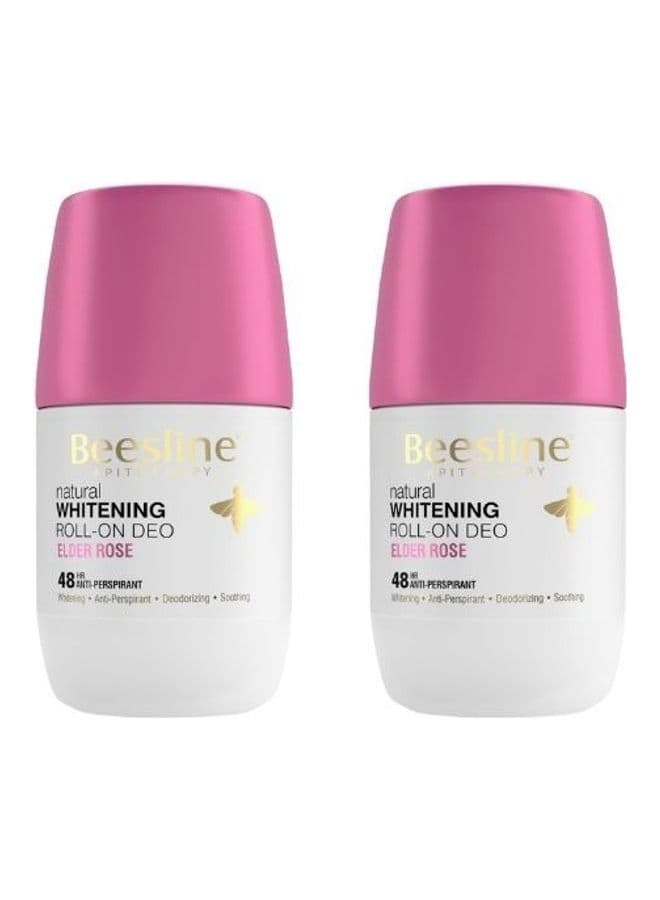 Pack of 2 Whitening Roll-On Deodorant Elder Rose 100ml