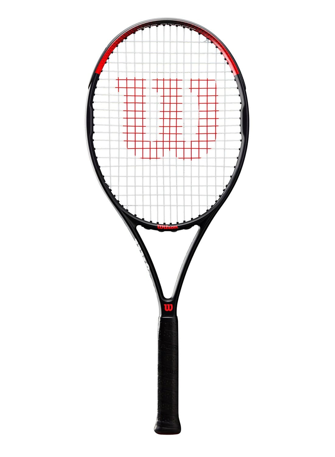 Pro Staff Precision 103 Tennis Racket, 16x20, Adults, Beginners/ Intermediate - Black/ Red