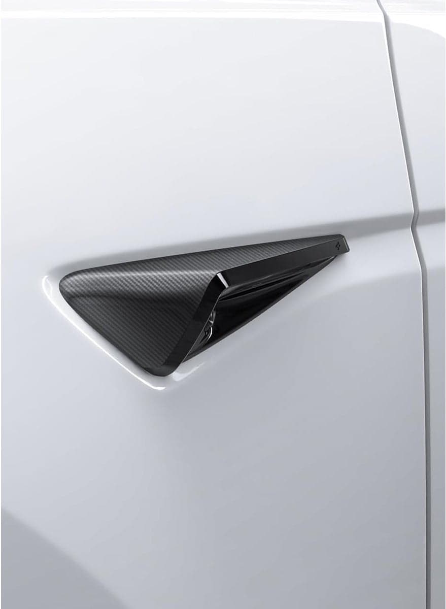 Tesla Model Y 2025 Juniper Model 3 Highland 2024 2025 Pages Camera Cover Pack of 2, Compatible with Tesla Model Y Juniper 2025 and 3 Highland 2024 2025 - Carbon