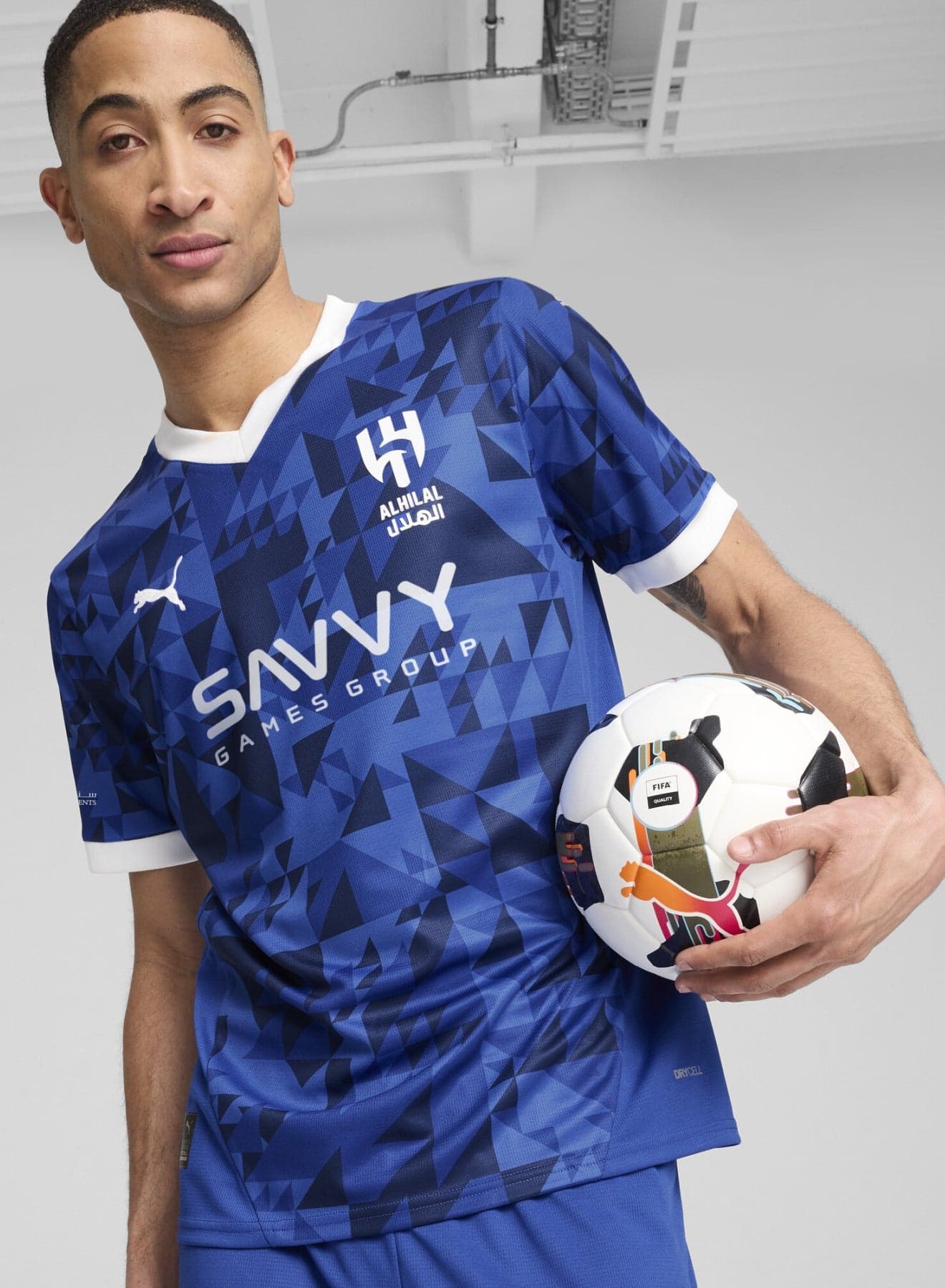 Al-Hilal SFC 24/25 Home Replica Mens Blue Jersey