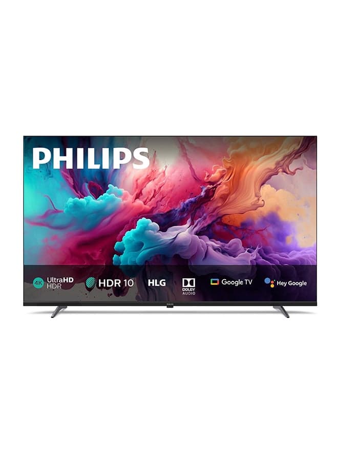 55 Inch 4K Ultra HD Smart Google TV with Voice Control ,Dolby Vision ,Dolby Audio , HDR10, with built-in Google Assistant (2025 Model) 55PUT7330/56 PHILIPS Black