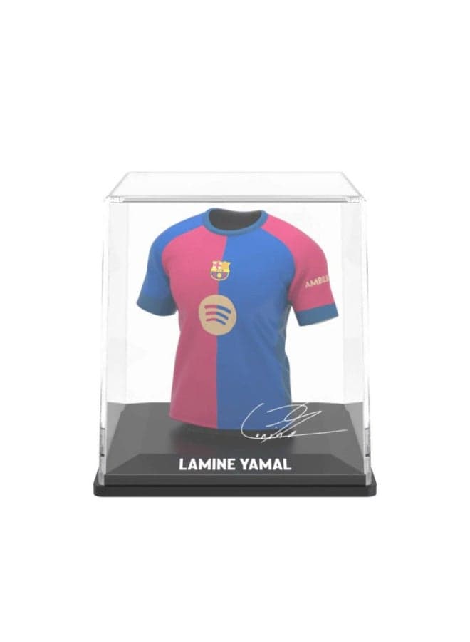 FC Barcelona Lamine Yamal Home Jersey Display Case, Official Licensed Collectible, 2024/2025
