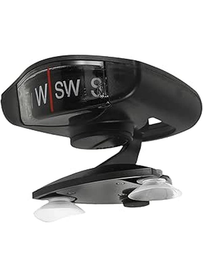 Vehicle Dashboard Compass Auto Inclinometer With Adjustable Suction Mount Black Marine Car Compass For Boat And Truck Navigation Directional Guide Ball For Automotive Use