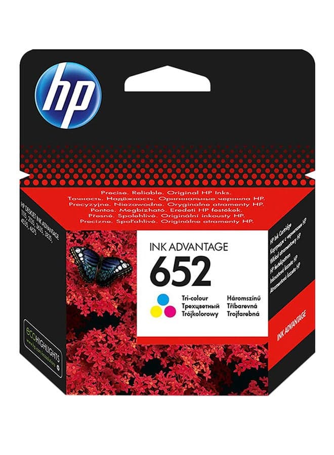 652 Original Ink Advantage Cartridge Tri-colour