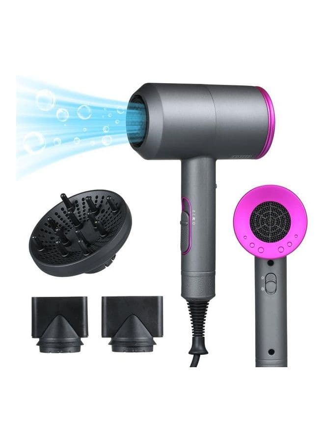Hair Dryer, Fast Drying Professional High Speed Blow Dryer,200 Millions Low Noise Thermo-Control Hairdryer, Travel with Nozzle,for Home Salon Travel
