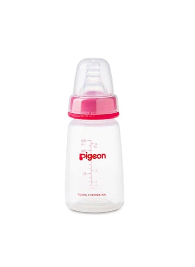 Slim Neck Plastic Bottle Clear 120ML - Assorted