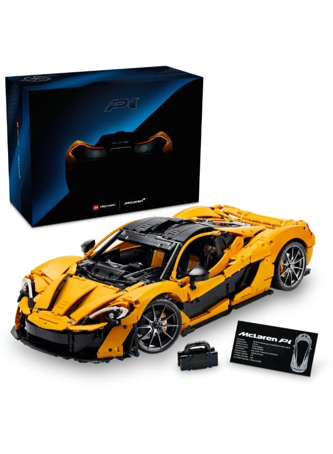 Technic McLaren P1 Model Car Set for Adults 42172 (Age 18+, 3893 Pieces)