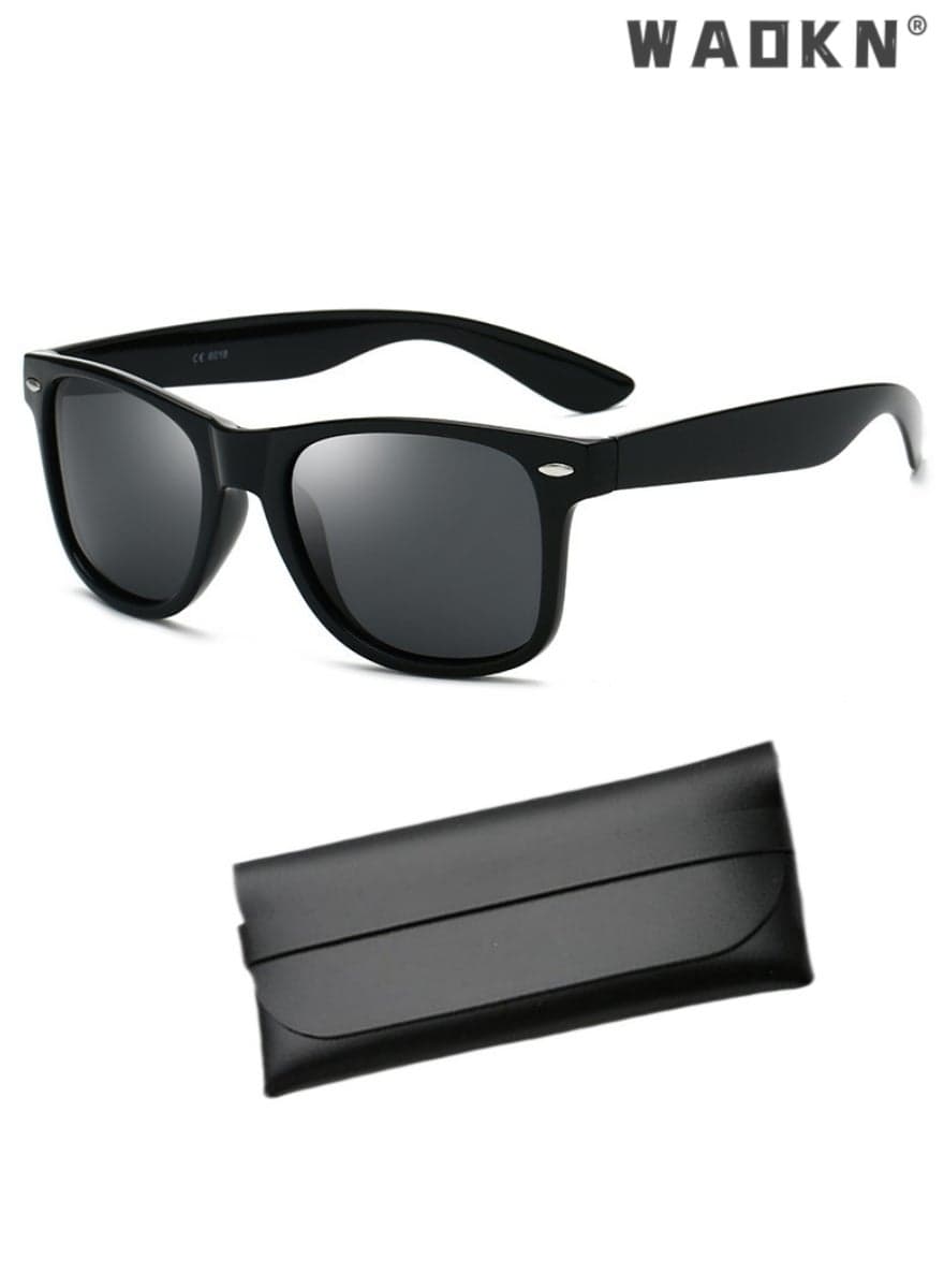 Polarized Sunglasses Men, Fashion Square Sun Glasses Women, Classic Shades for Womens, Vintage Polarized Sunglasses for Men Retro Women Square Sun Shades Driving Outdoor Glasses UV400 Protection
