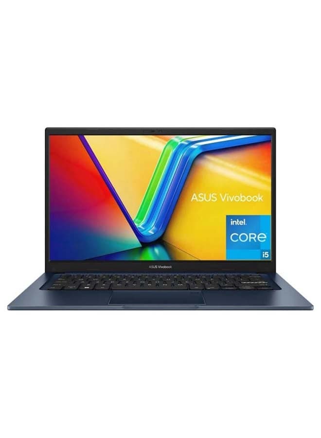 (Upgraded Version) VivoBook Laptop With 14-Inch FHD Display, Core i5-1334U Processor/8GB RAM/512GB SSD/Intel UHD Graphics/Windows 11 With Digital Number Pad/ English Quiet Blue