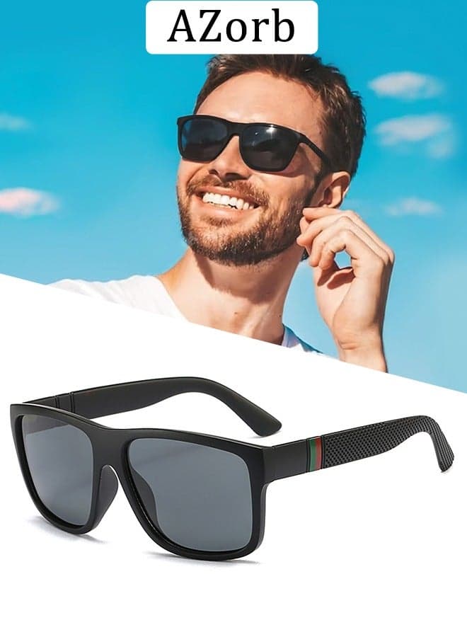 Men's Sunglasses Square Classic Design Men Women Sun Glassess UV400 Protection Lens Sun Glas Shades for Driving Travel Daily Sunglass Eyewear Black