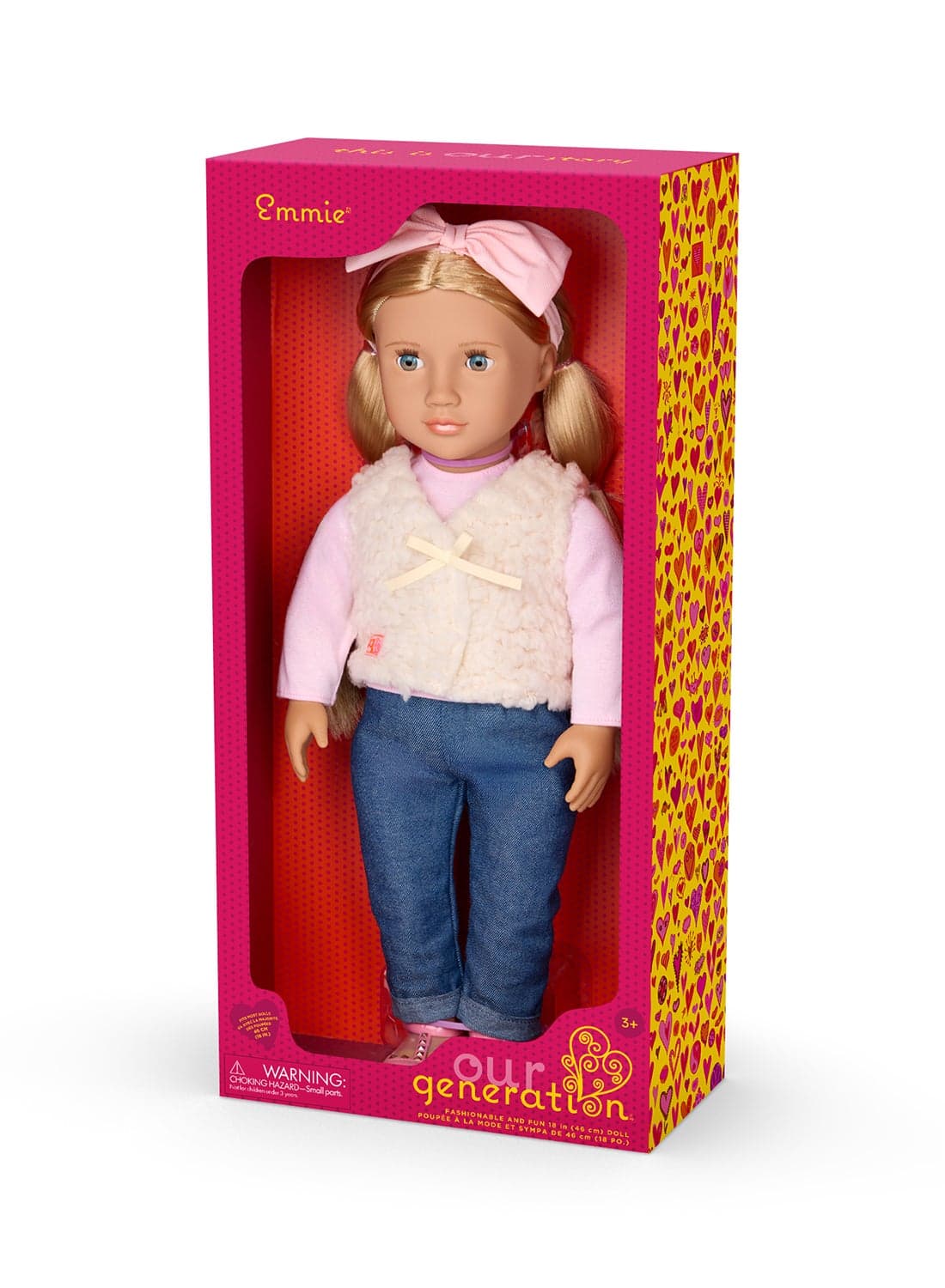Doll With Glam Fur Vest Emmie