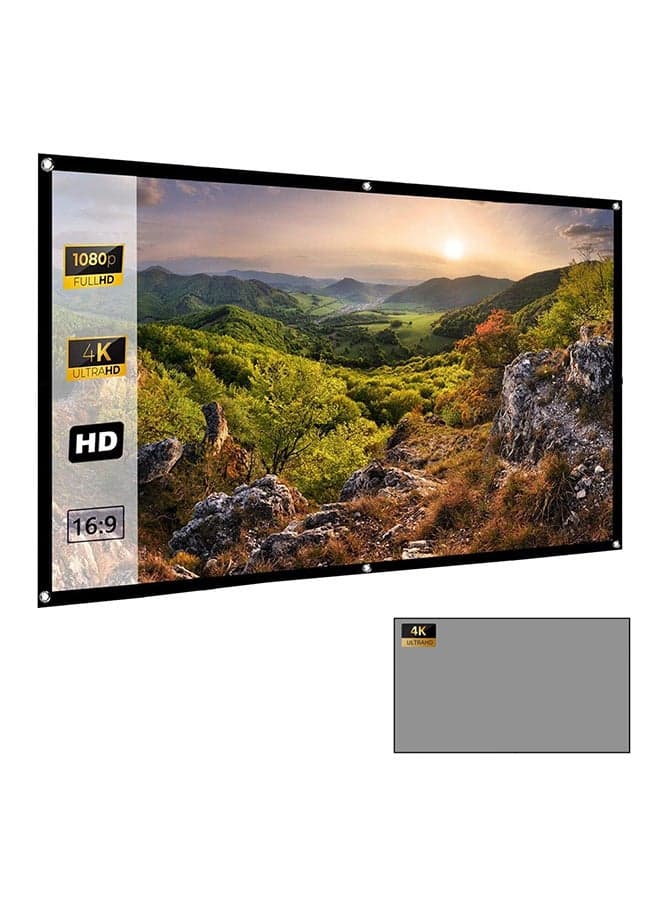 Anti-Light 100-Inch Projector Screen Roll UNV-WO-SCR-01 Grey